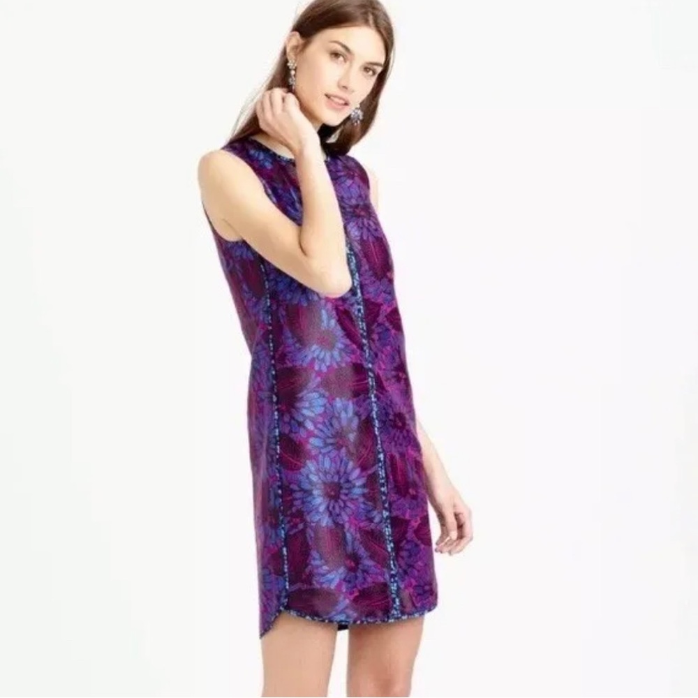 New unworn vintage inspired daisy 60s mod dress j crew size 2 xs shift